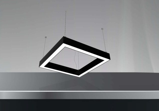 215W ZEMES Aufbau-Quadrat-Linearleuchte