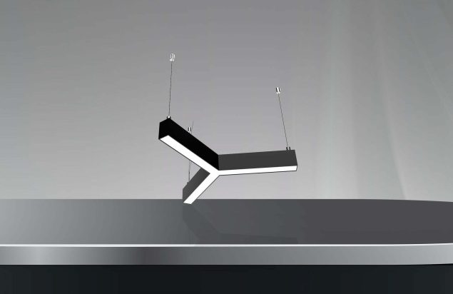 55W ZEMES Aufbau Y-Linearleuchte