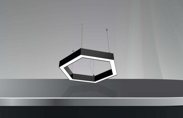 50W ZEMES Sıva Üstü Altıgen Linear